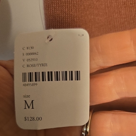 Free People Open Back Knit Dress Rose NWT - Picture 10 of 10